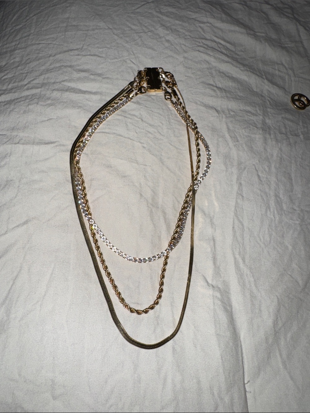 Gold Multi-Chain Layered Necklace - Women Jewelry
